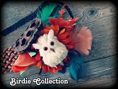 Teal Owl Headdress - Birdie Collection This fun headdress would make a perfect addition to any type of festival costume! It has a celtic design leather base, and each side is adorned with silk floral, feathers, and, of course, a very cute owl bobble. I think this would be absolutely perfect for an autumn fairy costume! Autumn Fairy Costume, Owl Headdress, Festival Costume, Autumn Fairy, Saint Michael, Celtic Design, Festival Costumes, Fairy Costume, Costume Hats