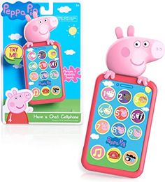 the peppa pig phone and its packaging