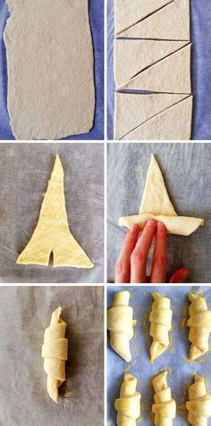 steps to make an airplane shaped pastry