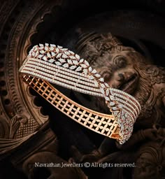 New Bengals Design, Bangles Jewelry Designs Diamond, Dimond Bengal, Diamond Bracelets Wedding, Fancy Diamond Ring, Bride Jewelry Set, Bridal Necklace Designs