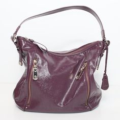 Product Details Brand: Cole Haan Serial No: B35600 Color: Purple Material: Leather Interior: One Zip Pocket, Two Slip Pockets Exterior: Zip Closure With Two Front Zip Pockets Approx. Size: 13" L X 10.5" H X 5.5" D Handle Drop: 9" Orig: $280 Item Status: Nwot With Flaws, See Photos - Small Light Marks Near The Bottom And A Small Tear In One Of The Interior Slip Pockets (Does Not Affect Functionality And Negligible While Using, Apart From That In Brand New Condition) Authenticity Guaranteed Hobo Shoulder Bag, Small Light, Leather Hobo, Leather Interior, Purple Gold, Dream Wardrobe, Cole Haan, Rebecca Minkoff Hobo, Color Purple