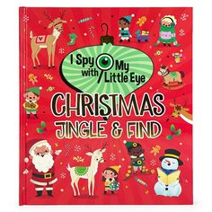 i spy my little eye christmas single and find book