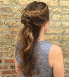 Greek Hairstyles, Greek Goddess Hairstyles, Grecian Hairstyles, Junior Bridesmaid Hair, Bridesmaid Hair Braid, Greek Hair, Braided Half Updo, Mother Of The Bride Hair, Goddess Hairstyles