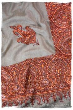 Collector's Edition Shawls — Seasons by The Kashmir Company Hand Dyed Shawl, Indian Arts And Crafts, Computer Embroidery, Trendy Winter, Silk Embroidery