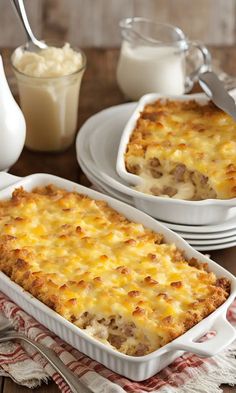 Sausage Egg And Cream Cheese Casserole, Cream Cheese Hashbrown Casserole, Egg Cream Cheese, Breakfast Finger Foods, Cheese Hashbrown Casserole, Sausage Egg Breakfast Casserole, Egg Cream, Best Breakfast Casserole, Hashbrown Casserole