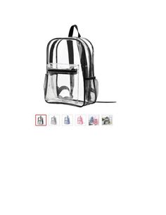 Are you ready to make a statement this school year while staying organized and secure? Look no further than our premium collection of clear backpacks designed with both style and functionality in mind. Our clear backpacks are the perfect fusion of practicality, durability, and fashion-forward design. Key Features: Crystal Clear Transparency: Our backpacks are made from high-quality transparent PVC material, allowing you to easily see and locate your essentials without the need to rummage through your bag. Show off your personal style while complying with school security guidelines. Durable Construction: Crafted to withstand the demands of daily use, our clear backpacks feature reinforced stitching, sturdy zippers, and reliable straps. Whether you're carrying textbooks, laptops, or sports g Pack For School, Clear Backpacks, Clear Backpack, Clear Back, Back To School Essentials, School Essentials, Transparent Design, Pvc Material, Staying Organized