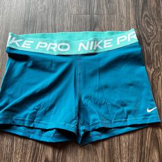 3in Shorts, Never Worn Nike Sports Bottoms In Light Blue, Nike Light Blue Sports Bottoms, Nike Workout Bottoms In Blue, Nike Blue Workout Bottoms, Nike Blue Short Leg Activewear, Nike Blue Sporty Shorts, Blue Nike Athletic Shorts, Nike Blue Athletic Shorts, Nike Blue Workout Shorts