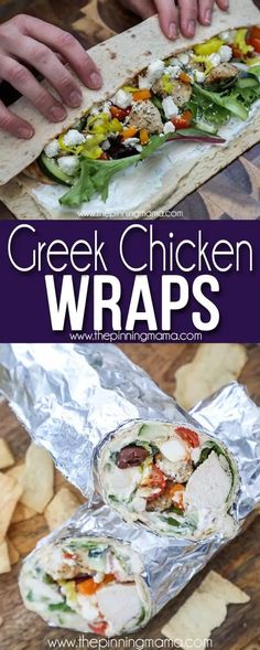 the wrap has chicken and lettuce on it