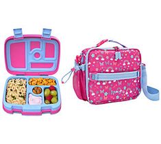 Skip the cafeteria lines and give your little one's lunch a dash of personality with this fun lunch box and coordinating bag. From Bentgo. Fun Rectangular Lunch Bag For Daycare, Playful Multicolor Lunch Box For Daycare, Multicolor Rectangular Lunch Box, Cute Rectangular Lunch Bag For Playtime, Cute Multicolor Lunch Box For Everyday Use, Multicolor Rectangular Lunch Box For Playtime, Cute Lunch Box For Back To School, Playful Back To School Lunch Box, Playful Back To School Lunch Bag