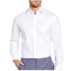 Nordstrom Smartcare Classic Fit Dress Cotton Shirt. Nordstrom Smartcare Finish Keeps This Handsomely Tailored Button-Down Wrinkle-Free And Looking Sharp Through The Workday. - Front Button Closure - Button-Down Collar - Long Sleeves With Rounded, Adjustable Button Cuffs - Chest Patch Pocket - 100% Cotton - Machine Wash, Tumble Dry - New Without Tags Smart Slim Fit Button-up Shirt, Smart Dress Shirt With Button Closure For Spring, Smart Button-up Shirt For Spring, Smart Spring Dress Shirt With Button Closure, Smart Spring Shirt With Button Closure, Semi-formal Button-up Dress Shirt, Slim Fit Button-up Dress Shirt For Daywear, Slim Fit Dress Shirt With Button Closure For Daywear, Slim Fit Dress Shirt For Daywear