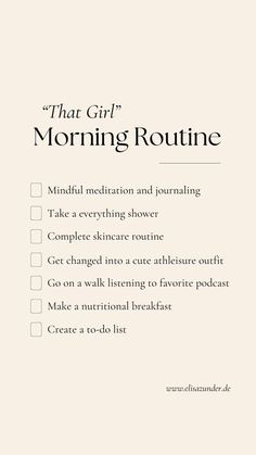 Morgenritual: 20+ Ideen für einen besseren Start in den Tag #morgenroutine #morgenritual #ideenfürmorgenroutine #wellness #slowmorning #slow #achtsam #achtsamkeit #longevitiy #healthylifestyle #elisazunderblogazine #life #beauty #holisticbeauty Cute Athleisure Outfits, Nutritional Breakfast, Athleisure Outfits, Morning Ritual, Morning Routine, Skincare Routine, To Do List, Take That, Mindfulness