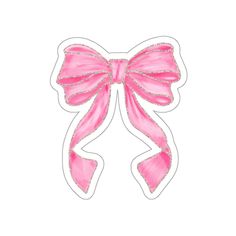 a pink bow with sequins on it