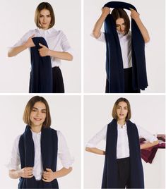 Six Ways To Style the Cashmere Travel Wrap | Blog | White + Warren Women's Outfits, Cashmere Wrap