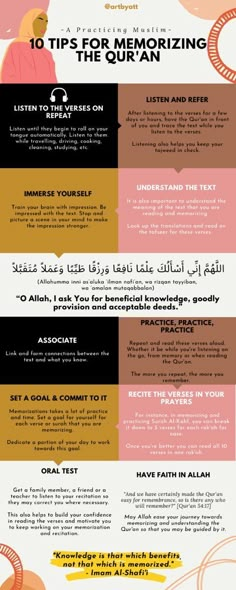 the top ten tips for memoing the quran