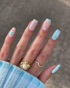 23  Cool Seashell Nail Ideas For Summer Vacation (2024) - DrExplains Nail Ideas For Summer, No Chip Manicure, Nails Vacation, Dip Manicure, Tropical Nails, Cute Summer Nails, Vacation Nails