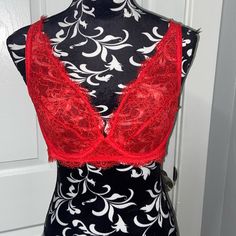 Brand New Red Low-cut Party Bra, Red Underwire Bra For Night Out, Low-cut Bra For Night Out, Low-cut Lined Bra For Night Out, Soma Bras, Balconet Bra, Soma Intimates, Nude Bra, Unlined Bra