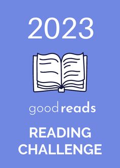 an open book with the words reading challenge in white on a blue background that says,'2012 goodreads reading challenge '