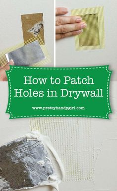 how to patch holes in drywall