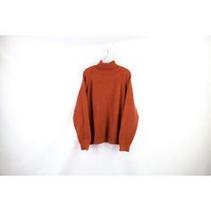 Vtg 70s Streetwear Mens Large Chunky Ribbed Knit Turtleneck Sweater Burnt Orange Mens Sweater Has pilling and fabric pulls Mens size Large Measurements are: 21.5 inches underarm to underarm 26 inches top to bottom Orange Acrylic US Shipping is FREE Canada is $15 and International is $24 Check out my other items in my store! J523 Retro Long Sleeve Ribbed Sweater, Brown Ribbed High Neck Sweater, Brown Cotton Ribbed Sweater, Retro Knit Tops With Ribbed Cuffs, Retro Winter Polo Sweater With Ribbed Collar, Retro Polo Sweater With Ribbed Collar For Winter, Retro Long Sleeve Tops With Ribbed Collar, Retro Long Sleeve Top With Ribbed Collar, Retro Knit Polo Sweater With Ribbed Collar