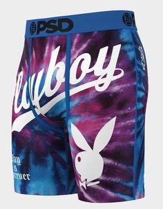 Psd X Playboy Forever Dye Boxer Briefs. Breathable Sealed Micromesh Pouch. Four-Way Stretch. Flatlock Seams For Extra Durability. Branded Microfiber Blend Band. 7" Inseam. 88% Polyester 12% Elastane. Machine Wash. Imported. Size Chart: S: 28-30 M: 32-34 L: 36-38 Xl: 40-42 Xxl: 44-46 Wwe T Shirts, Mesh Pouch, Flannel Sweatshirt, Graphic Trends, Boys Graphic Tee, Girls Graphic Tee, Girls Blouse, Mens Trends, Forever New