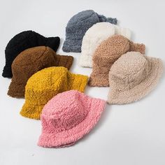 Shearling Bucket Hat Aesthetic Bucket Hat, Sherpa Bucket Hat, Bucket Hat Winter, Fluffy Bucket Hat, Winter Bucket Hat, Faux Fur Bucket Hat, Fur Bucket Hat, Wool Hat Knit, Fur Hat