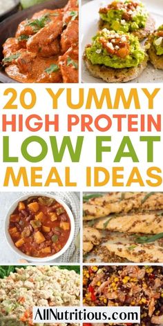 Low Fat Meals For Gallbladder Removal, Low Fat Air Fryer Recipes, High Protein Low Fat Recipes, Low Fat Diet Recipes, Fat Free Recipes, Gallbladder Diet, Best Diet Foods, Protein Meals