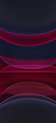 an abstract red and blue background with curved lines in the center, on top of each other