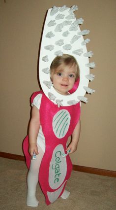 Pink Toddler Toothbrush Costume by BabytoSOBig on Etsy, $38.00 Norman Mills Pediatric Dental Associates, pediatric dentist in Lombard, IL @ www.millskidsdds.com Homemade Toddler Costumes, Funny Kid Costumes, Colgate Toothbrush, Halloween Infantil, Costumes Kids, Homemade Halloween Costumes, Toddler Halloween Costumes