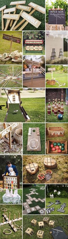 a collage of photos showing different types of tables and chairs in various stages of construction