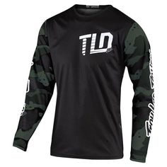 a black and green camo shirt with the words tid on it's chest