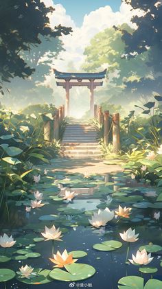 Japanese Garden Aesthetic, Japanese Art Prints, Scenery Background, Art Gallery Wallpaper, Cute Simple Wallpapers