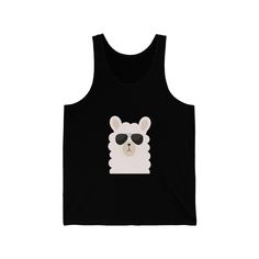 This must-have unisex jersey tank top fits like a well-loved favorite. High quality print makes it an ultimate statement shirt for years to come. This item has side seams to provide structural support. All bindings are the same fabric as the rest of the tank. Depending on the color, cotton, polyester, or rayon can appear.  .: 100% Airlume combed and ring-spun cotton (fiber content may vary for different colors) .: Extra Light fabric (3.8 oz/yd² (110 g/m .: Retail fit .: Sewn in label .: Runs true to size Black Graphic Tank Top For Summer, Black Screen Print Tank Top For Summer, Custom Print Sleeveless Tank Top For Summer, Jersey Tank Top, Statement Shirt, Sew-in Labels, Cotton Fiber, Light Fabric, Gender Neutral