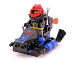 there is a lego toy that looks like a man in a space suit with a rocket on his back