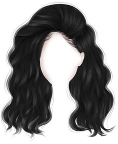 Easy Hair Drawings, Hair Template, Hair Drawings, Drawing Hair Tutorial, Hair Illustration, Fashion Design Template, Download Hair, Hair Inspiration Long, Polished Hair