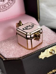 Juicy Couture Pink Jewelry Box Bracelet Charm Cubic Zirconia Heart Inside OPENS! | eBay Art Rings, Pink Jewelry Box, Juicy Couture Accessories, Art Ring, Juicy Couture Charms, Juicy Couture Jewelry, Pink Jewelry, Bracelet Charm, Lifestyle Clothing