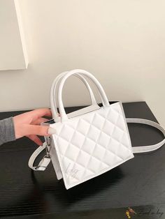 Bird in Bag - Quilted Diamond Pattern Genuine Leather Multi-Pocket Womens Handbag, Shoulder Bag, Crossbody Womens Handbag, Crossbody Bag Women, Bird In Bag, Square Bag, Diamond Pattern, Women's Fashion Dresses, Bags Women, Pu Leather, Satchel