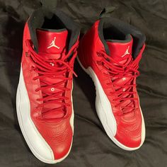 Jordan 12 Retro Gym Red Size 12 Slightly Used Great Condition! Retro Gym, Shoes Jordan, Jordan Red, Jordan 12 Retro, Jordan 12, Jordans 12, Jordans For Men, Jordan Shoes, Mens Shoes Sneakers