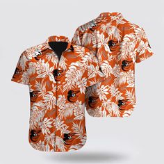 MLB Baltimore Orioles Hawaiian Shirt Palm Leaf Pattern For Fan MLB It’s the perfect combination of Hawaiian style and MLB fandom. These unique MLB Hawaiian shirts are a must-have for football enthusiasts. Show your team spirit in a fun and tropical way with vibrant floral patterns inspired by the beauty of Hawaii. Made from high-quality materials, they provide comfort and breathability, keeping you cool during game days or outdoor activities. Stand out from the crowd and show your love for both Casual Game Day Shirt With Team Logo, Casual Shirt For Football Season Sports Events, Casual Shirt For Football Season, Casual All Over Print Tops For Sports Events, Casual Tops With All Over Print For Sports Events, Casual Printed Tops For Sports Events, Casual Team Logo Shirt For Fans, Casual Shirt With Team Logo For Fans, Casual Short Sleeve Shirt With Team Logo