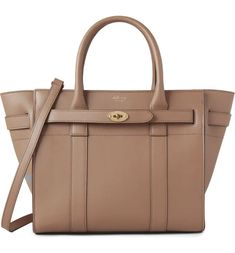 Mulberry Small Zipped Bayswater Leather Satchel | Nordstrom Classic Leather Satchel With Branded Hardware, Leather Bags With Turn-lock Closure And Double Handle, Leather Bag With Turn-lock Closure And Double Handle, Calf Leather Top Handle Bag With Turn-lock Closure, Top Handle Satchel With Silver-tone Hardware In Pebbled Leather, Elegant Calf Leather Satchel With Metal Hardware, Calf Leather Satchel With Branded Hardware, Luxury Pebbled Leather Satchel With Branded Hardware, Leather Satchel Tote With Turn-lock Closure