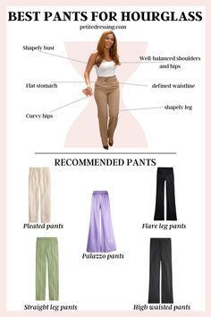 Fashion tips:Stretch Fabric Dressing Hourglass Shape, Best Outfits For Hourglass Shape, Hour Glass Figure Clothing Style, Pants For Hourglass Shape