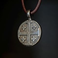 Made to Order, current wait time is 2-3 weeks.  As the owner and artisan behind Valkyrie Steel in Bigfork, Montana, I take great pride in transforming raw materials into meaningful, handcrafted pieces. This Jerusalem Cross pendant is crafted from fine silver, beginning its journey with a reverence for tradition and faith. The Jerusalem Cross, symbolizing the spread of Christianity to the four corners of the earth, is a powerful and timeless design. To create this pendant, I melt fine silver until it reaches a molten state, glowing with an intensity that reflects its transformation. The molten silver is then carefully poured into a custom mold, capturing the intricate lines and symmetry of the Jerusalem Cross. As the silver cools, the pendant takes its shape, unique in texture and finish, a Bigfork Montana, Crusader Cross, Jesus Necklace, Necklace Mens, Pure Silver, Fine Silver, Cross Pendant, Best Seller, 3 Weeks