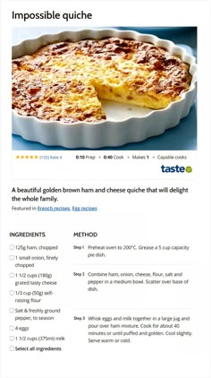 an image of a website page with food items on the bottom and in the middle