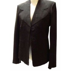 Rare and Collectible Maison Martin Margiela Artisanal Black Woven Covered 3 Button Blazer with covered pockets and a high, collar-less neckline. Evening Tailored Blazer With Covered Buttons, Designer Evening Blazer With Buttons, Classic Evening Blazer With Covered Buttons, Designer Blazer With Covered Buttons For Formal Events, Classic Evening Blazer With Button Closure, Evening Blazer With Suit Collar And Buttons, Designer Evening Blazer With Button Closure, Vintage Blazer With Covered Buttons For Formal Occasions, Tailored Evening Blazer With Buttons