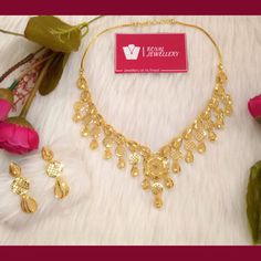 24 carat gold plated flower design Kuwaiti necklace set with earrings. A best replica of original gold sets. 100% real look. Perfect for any occasion. More variety on our shop. For any enquiries feel free to contact us. Please provide detailed address with contact number when order is placed as it is required on shipping label. Gold Flower Shaped Jewelry Sets For Wedding, Gold Flower-shaped Jewelry Sets For Formal Occasions, Gold Flower Shaped Jewelry Sets For Formal Occasions, Gold Flower Shaped Jewelry For Celebration, Gold Flower-shaped Jewelry For Celebration, Celebration Flower-shaped Gold Jewelry, Pakistani Gold Jewellery Design, Dubai Gold Necklace Designs, Pakistani Gold Jewelry