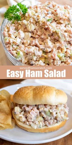 this easy ham salad is the perfect side dish for any meal