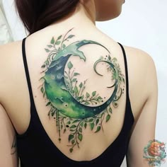 Green Tattoos For Women, Wicked Tattoo Ideas, Green Ink Tattoo, Green Tattoo Ink, Thumb Tattoos, Green Tattoos, Bone Tattoos