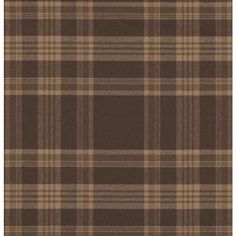 a brown and tan plaid fabric