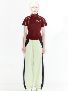 This is OPEN YY’s unique pants are designed with lightweight nylon material, making them suitable for wearing even in hot summers. The panel structure and color-block design add extra uniqueness to the look. With the waist being elasticized, they offer comfortable wear, and the drawstring allows for size adjustment according to preference.- Ideal for daily wear- Can be styled with various tops for different looks- Brand logos embroidered on the front and back add stylish points to the design Nylon Color Block Athleisure Bottoms, Athleisure Nylon Color Block Bottoms, Athleisure Nylon Bottoms With Color Block, Sporty Nylon Color Block Bottoms, Sporty Color Block Nylon Bottoms, Sports Bottoms In Nylon With Contrast Color, Sports Nylon Bottoms With Contrast Color, Color Block Pants, Unique Pants