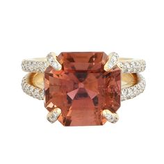 Modern style diamond and gemstone jewelry. This Ring is made of gold and diamond Gemstone material and is capable of reflecting some light to produce a natural glow. A unique feature found only in premium jewelry. This Ring is handmade in 18k Yellow Gold : 8. 949 grams , and Diamond : 0. 69 cts , Pink Tourmaline : 9. 97 cts .  This jewelry is made by hand featuring detailed workmanship. Be careful to avoid dropping or banging as physical impacts can result in damage to the pieces including stone Premium Jewelry, Gold Wedding Ring, Forever Jewelry, Jewelry Ring Box, Men's Jewelry Rings, Gold Wedding Rings, Natural Glow, Watch Necklace, Pink Tourmaline