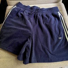 New- No Tags But Never Worn. Navy Blue. Men’s Adidas Large Shorts Casual Navy Adidas Bottoms, Adidas Relaxed Fit Short Bottoms, Adidas Navy Cotton Bottoms, Casual Blue Adidas Athletic Shorts, Adidas Blue Athletic Shorts For Sports, Casual Adidas Blue Shorts, Adidas Blue Relaxed Fit Bottoms, Blue Adidas Athletic Shorts For Training, Casual Blue Adidas Shorts